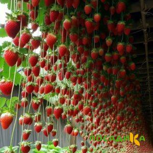 Клубника ампельная Анастасия купить по цене от 370р. в интернет-магазине «Посадика» с доставкой почтой в в Новоаннинскийе и по всей России – [изображение №1].